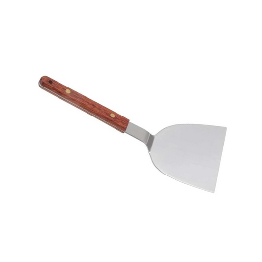Stainless Steel Flipper With Wooden Handle - 12 cm