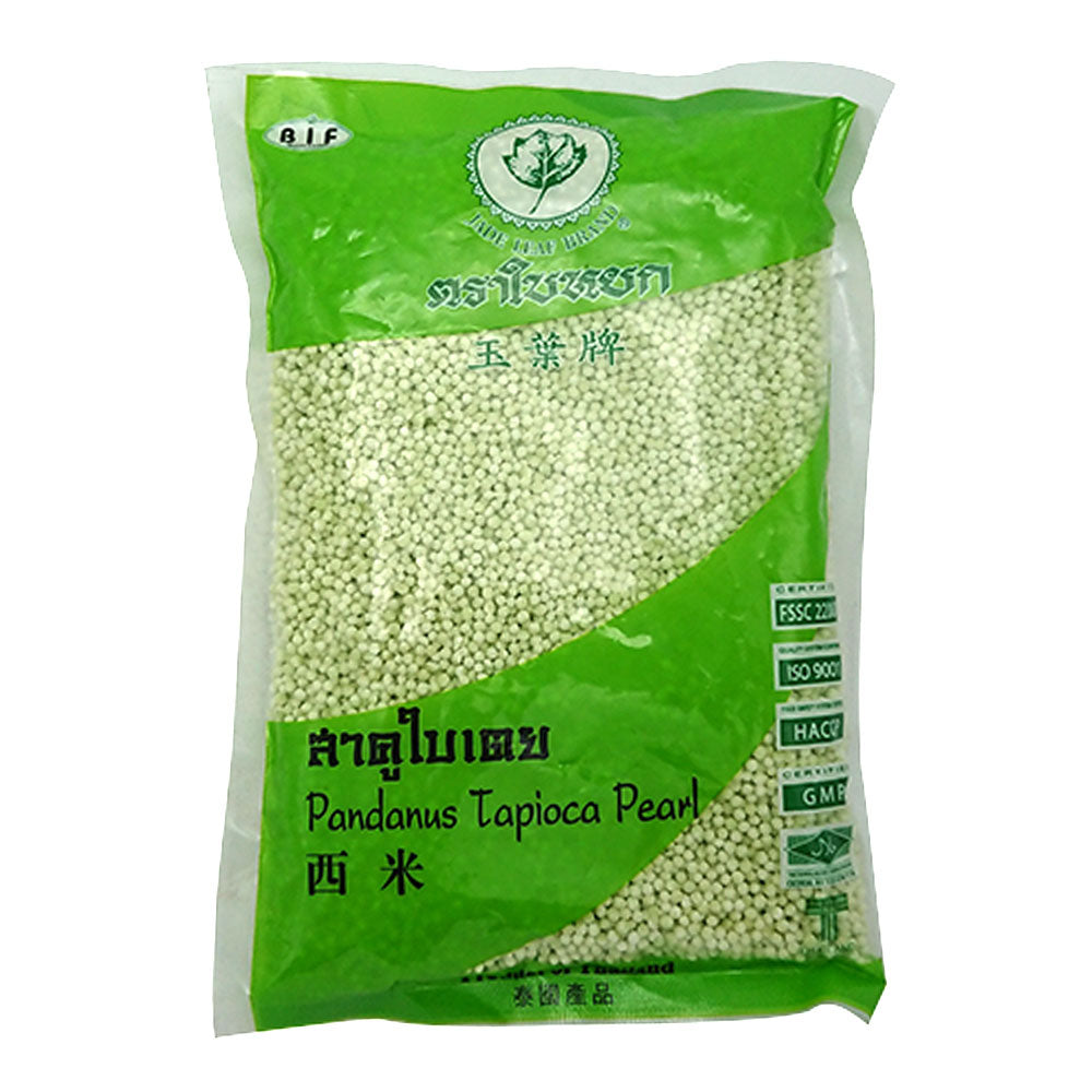 Jade Leaf Small Tapioca Pearls (Green) - 400 gm