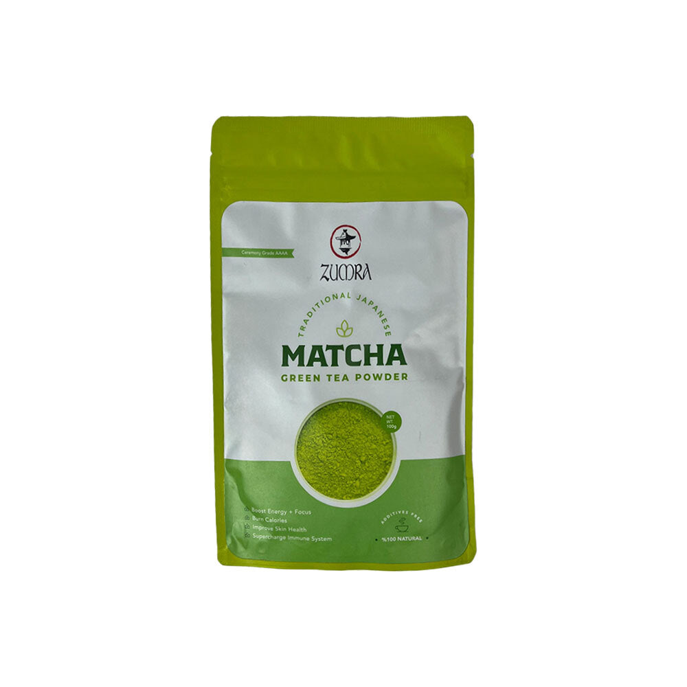 شاي ماتشا أخضر عالي الجودة من زمرا - 100 جم