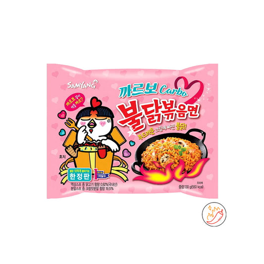 Samyang Hot Carbonara & Chicken Korean Ramen - 130 gm