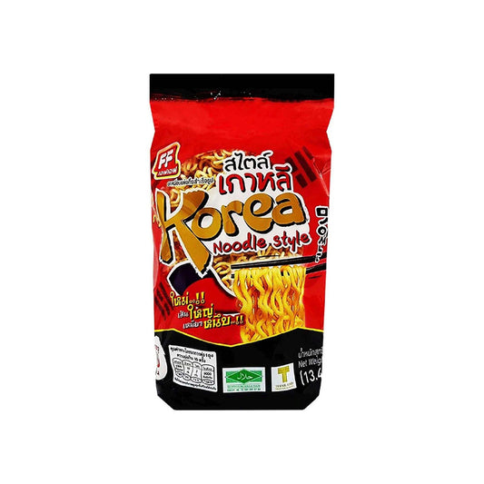 FF Korean Noodles Style Unflavored - 380 gm - 10 peices