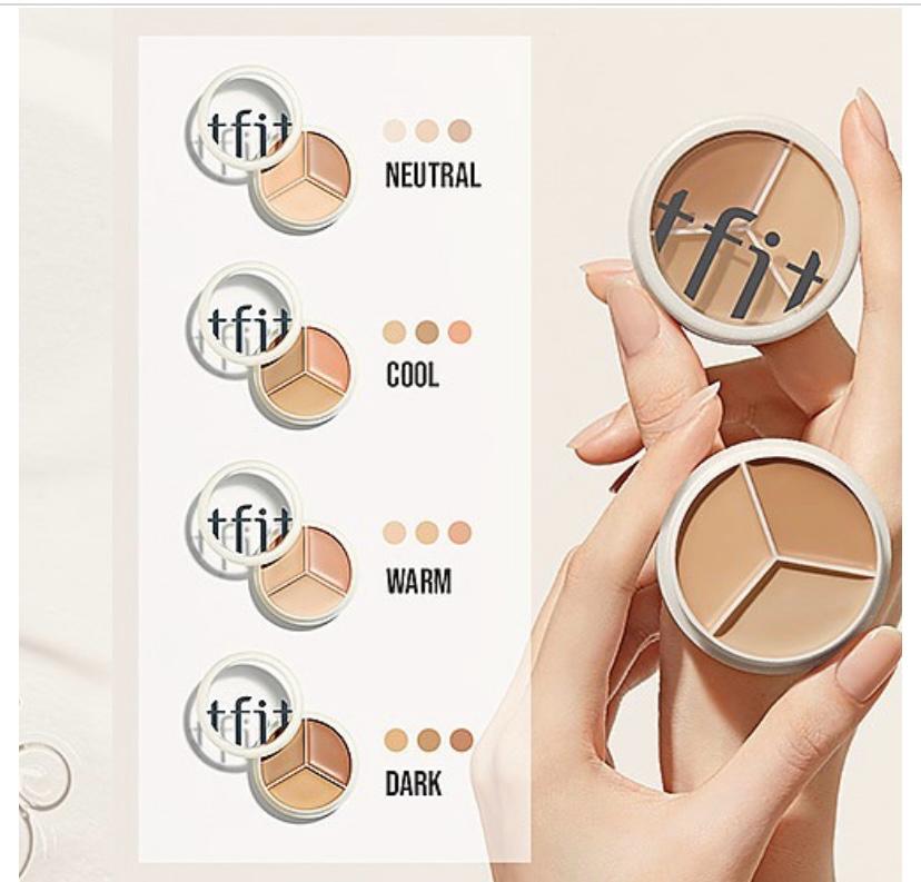 Wave goodbye to dark circles with our [TFIT] Cover Up Pro Concealer (3 Colors)