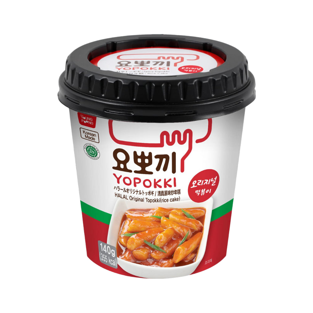 Yopokki Korean Original Rice Cakes - 140 gm