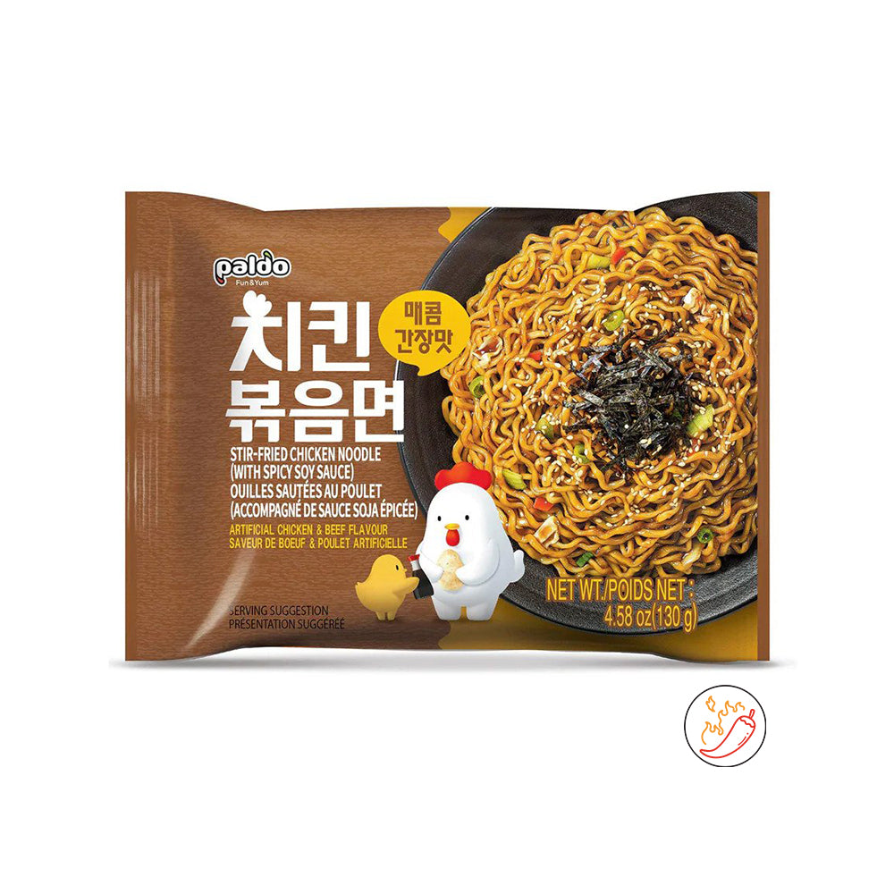 Paldo Noodles With Spicy Soy Sauce - 130 gm