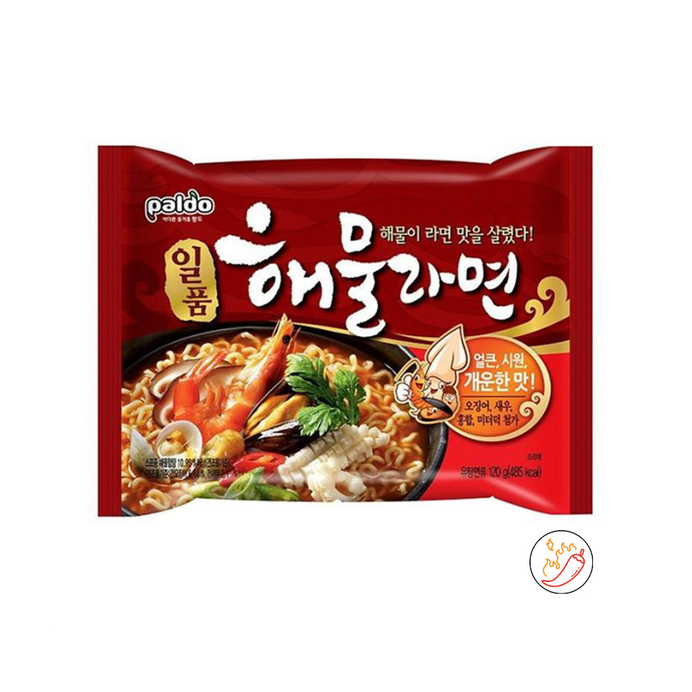 Paldo Instant Noodle With Seafood Soup - 120 gm